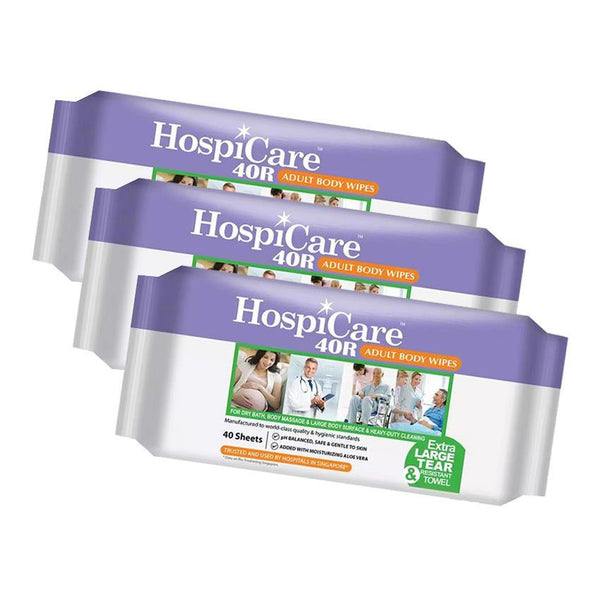 HospiCare 40R Adult Body Wipes - Lifeline Corporation