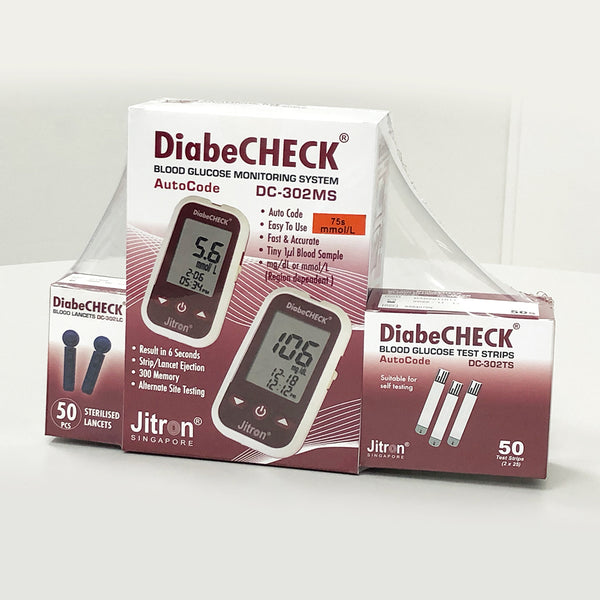 DiabeCHECK Glucose Monitoring System(Promo Pack)