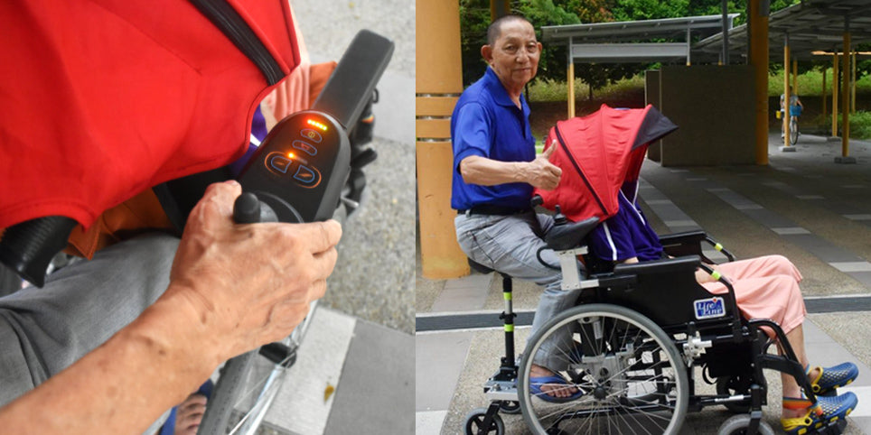 Retired ITE lecturer created another genius contraption: A hoverboard wheelchair - Lifeline Corporation