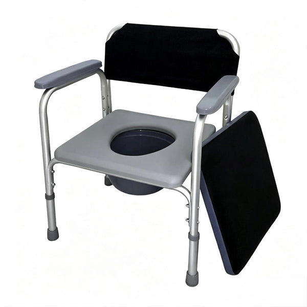 Aluminium Height Adjustable Stationary Commode