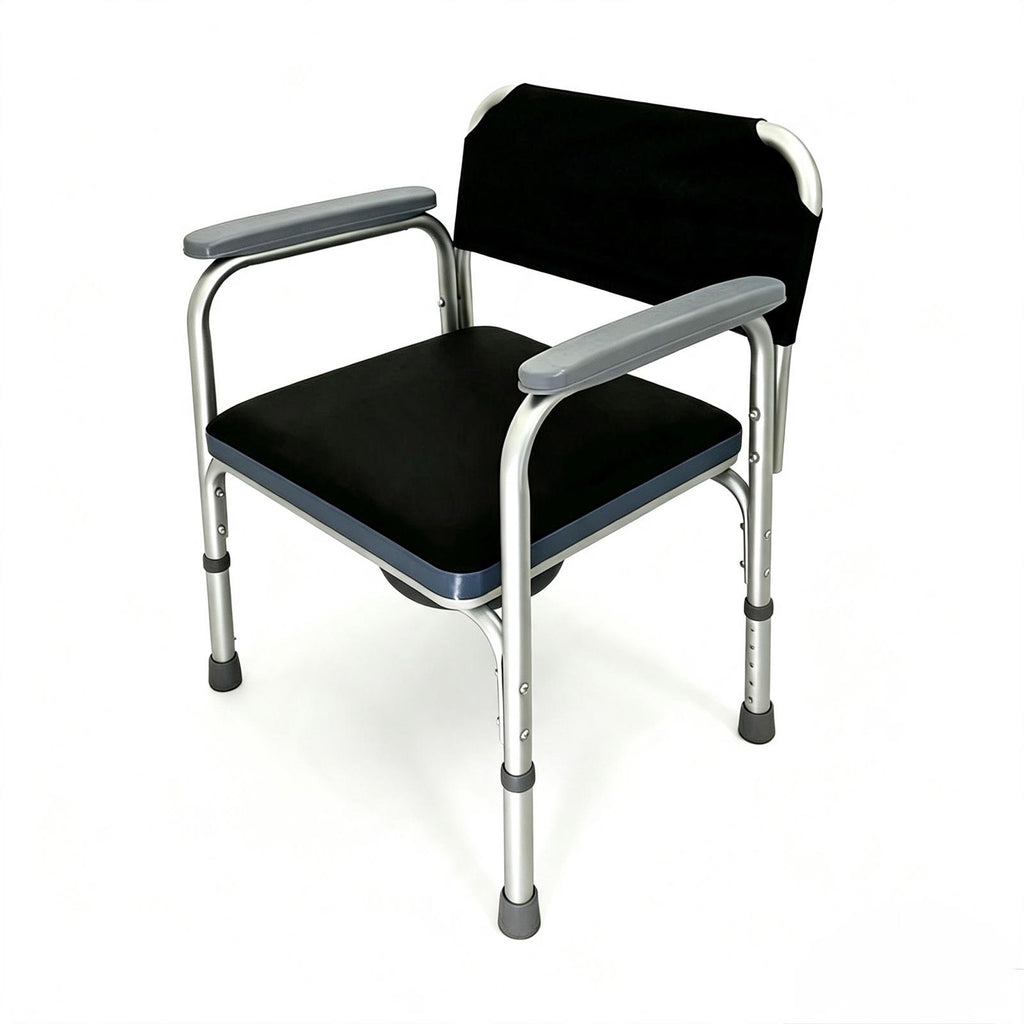 Aluminium Height Adjustable Stationary Commode
