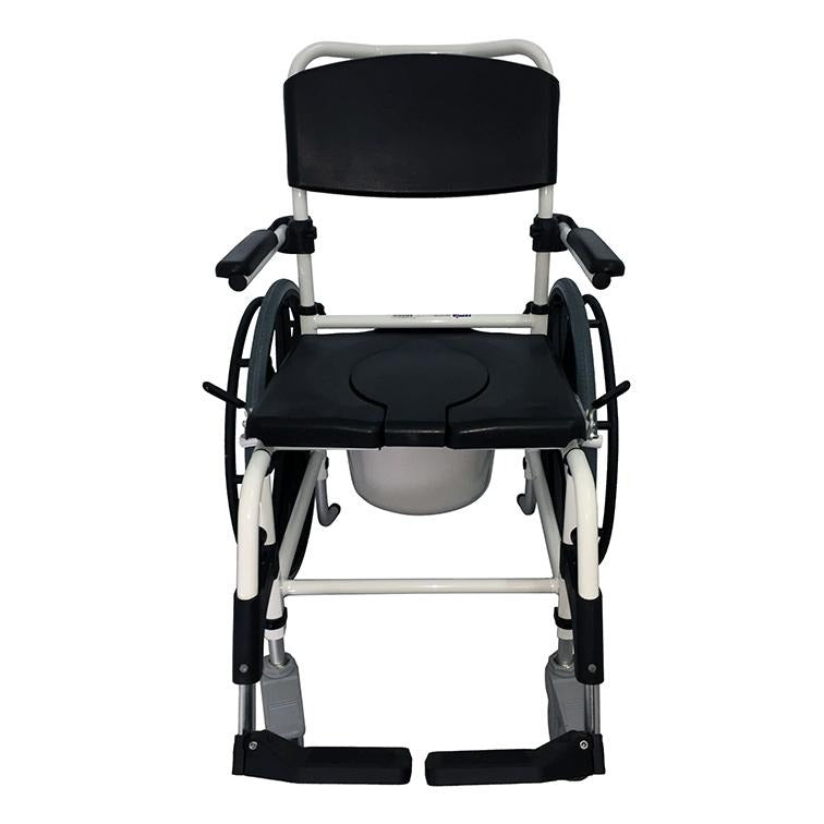 Aluminium Self Propelled Padded Commode – Lifeline Corporation