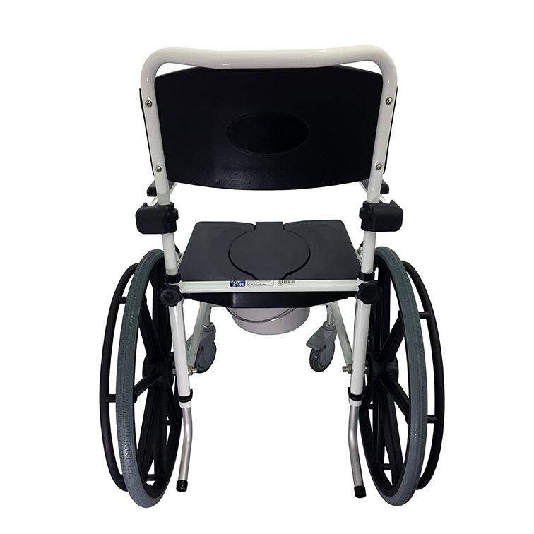 Aluminium Self Propelled Padded Commode – Lifeline Corporation