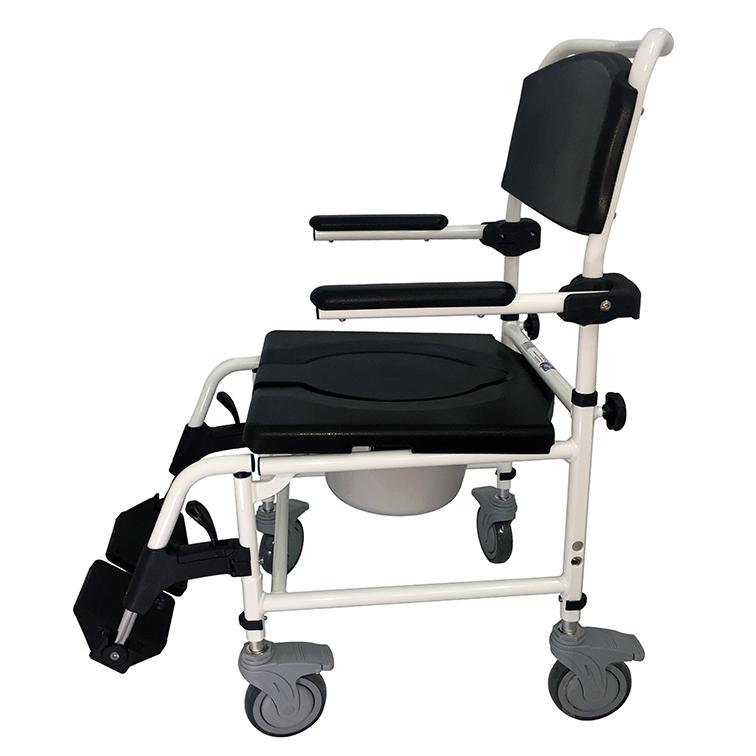 Free Standing Commode Aluminium Height Adjustable Padded Commode – Lifeline Corporation