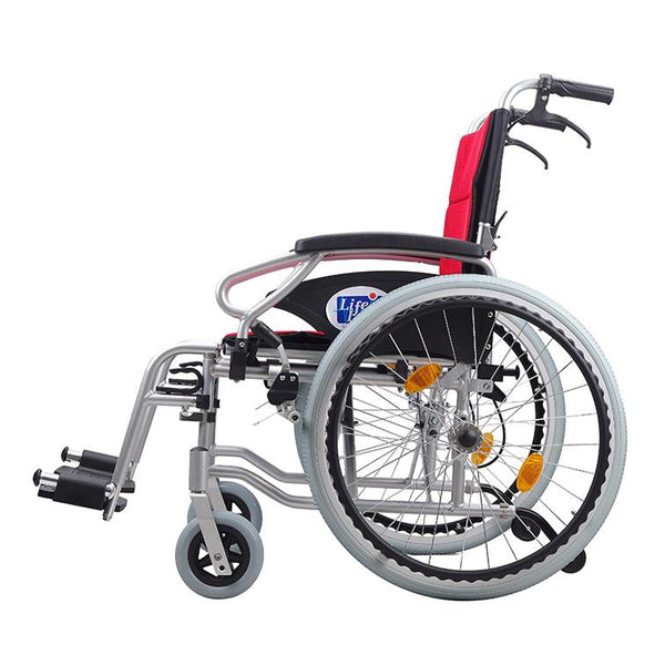 Aluminum Light Weight Detachable Wheelchair - Lifeline Corporation