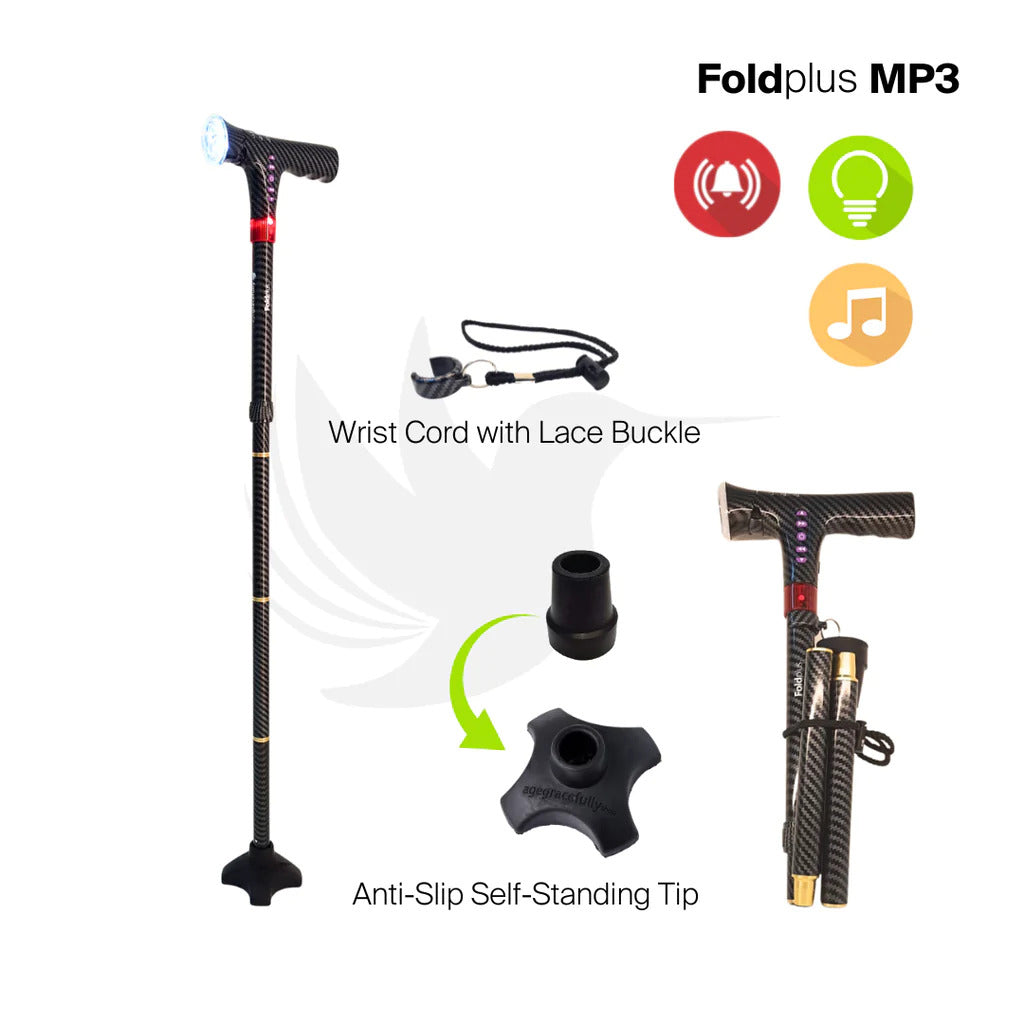 Aluminium Foldable Walking Stick – Lifeline Corporation