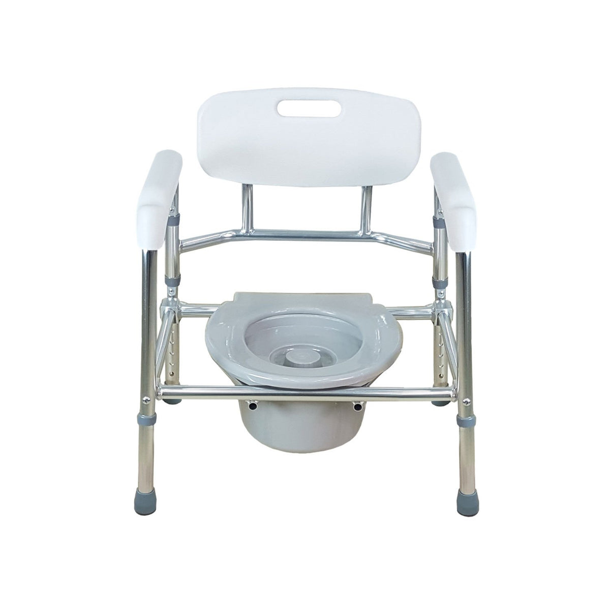 Aluminium Foldable Height Adjustable Stationary Commode – Lifeline ...