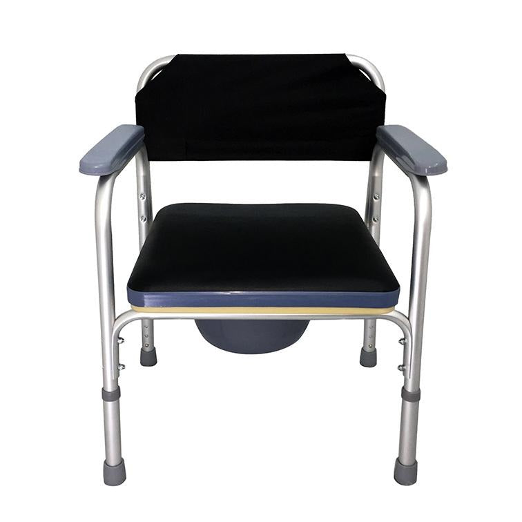 Aluminium Height Adjustable Stationary Commode – Lifeline Corporation
