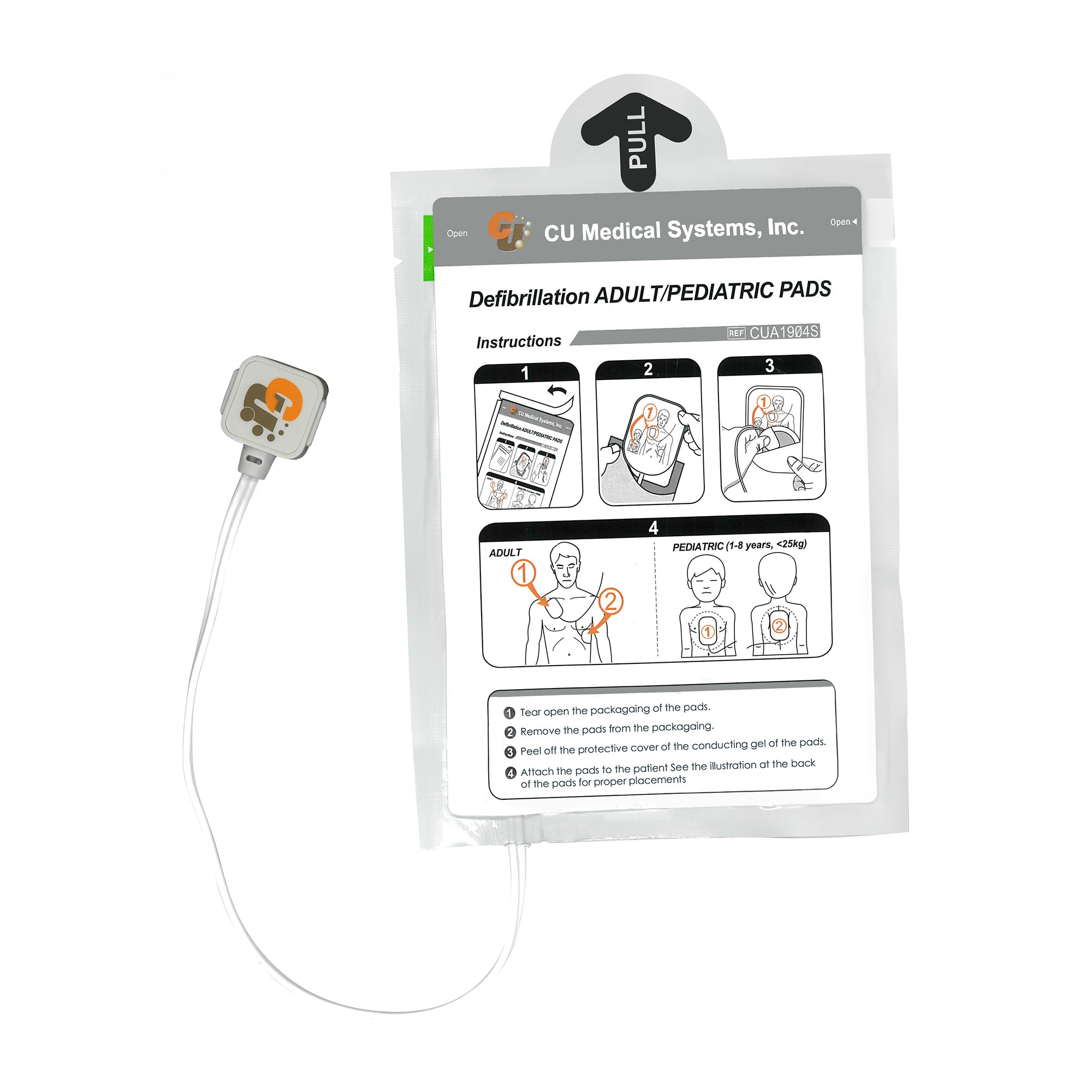 IPAD CU-SPR Adult/Pediatric Pads Pads – Lifeline Corporation