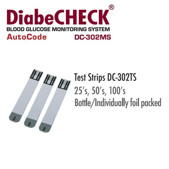 DiabeCheck Blood Glucose Test Strip – Lifeline Corporation