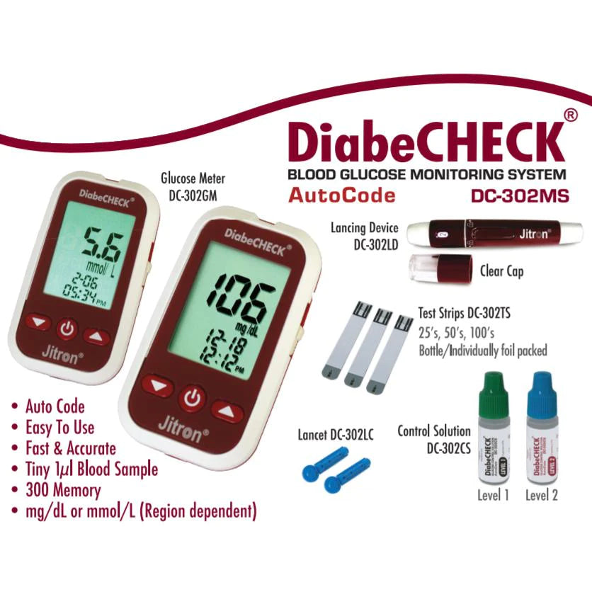 DiabeCHECK Glucose Monitoring System – Lifeline Corporation