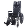 Powder Coated Recliner Wheelchair with Safety Belt - Lifeline Corporation