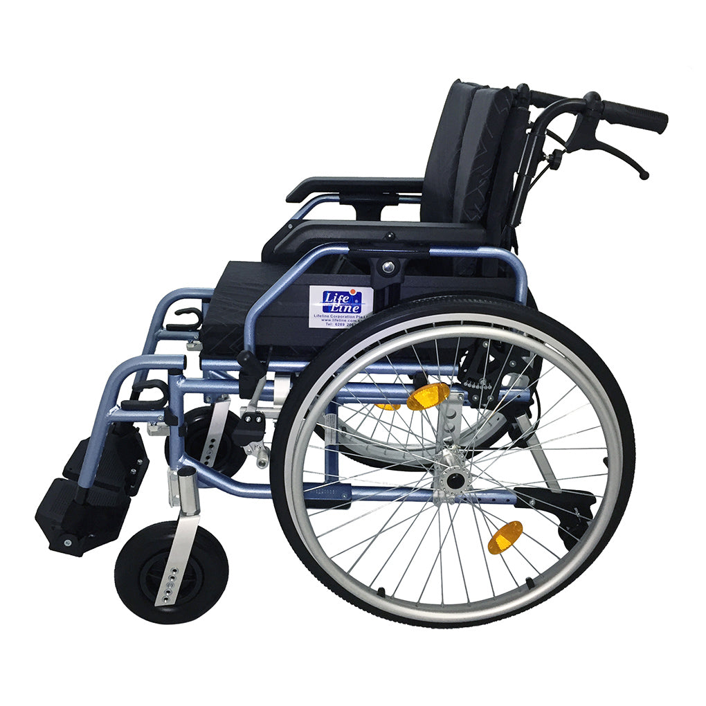 Aluminium Semi Custom Built Wheelchair – Lifeline Corporation